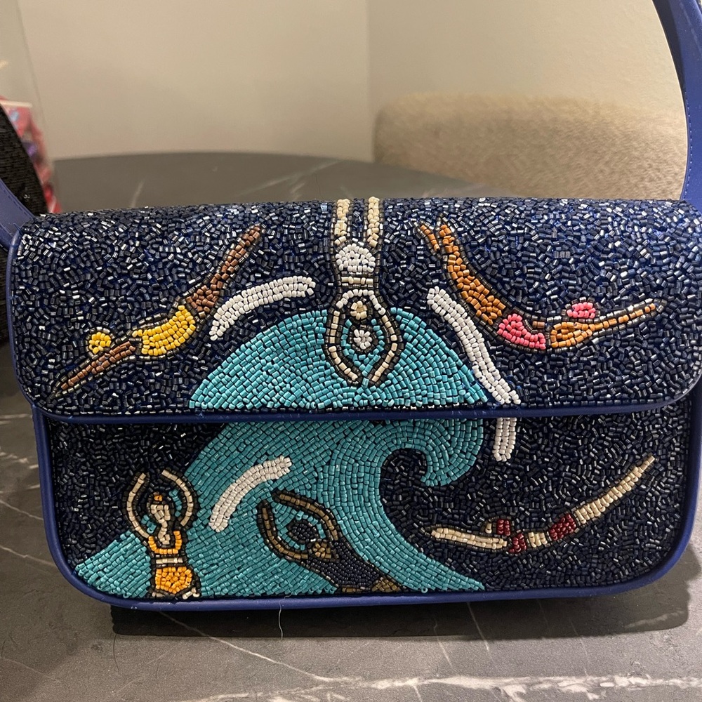 STAUD Swim Beaded Tommy Bag